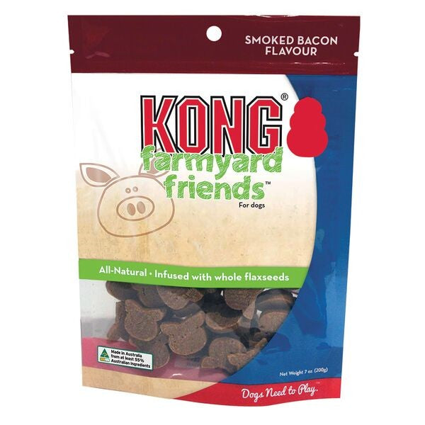 Kong Dog Farmyard Friends Smoked Bacon 200g.