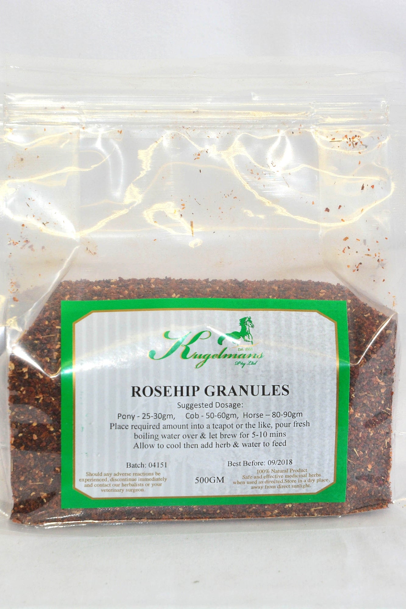 Kugelmans Rosehip Granules 500g (rosa Canina)