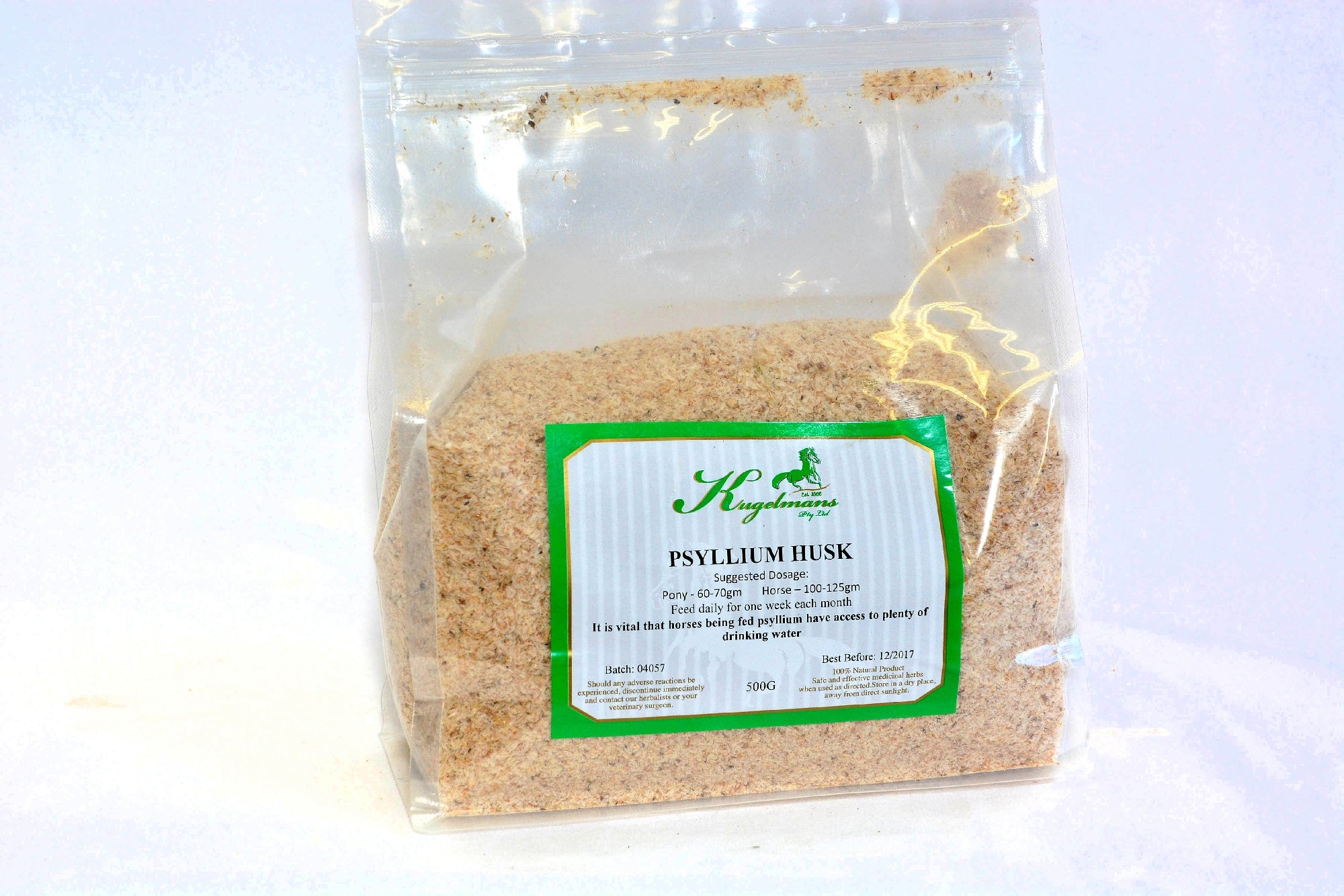 Kugelmans Psyllium Husk 500g .