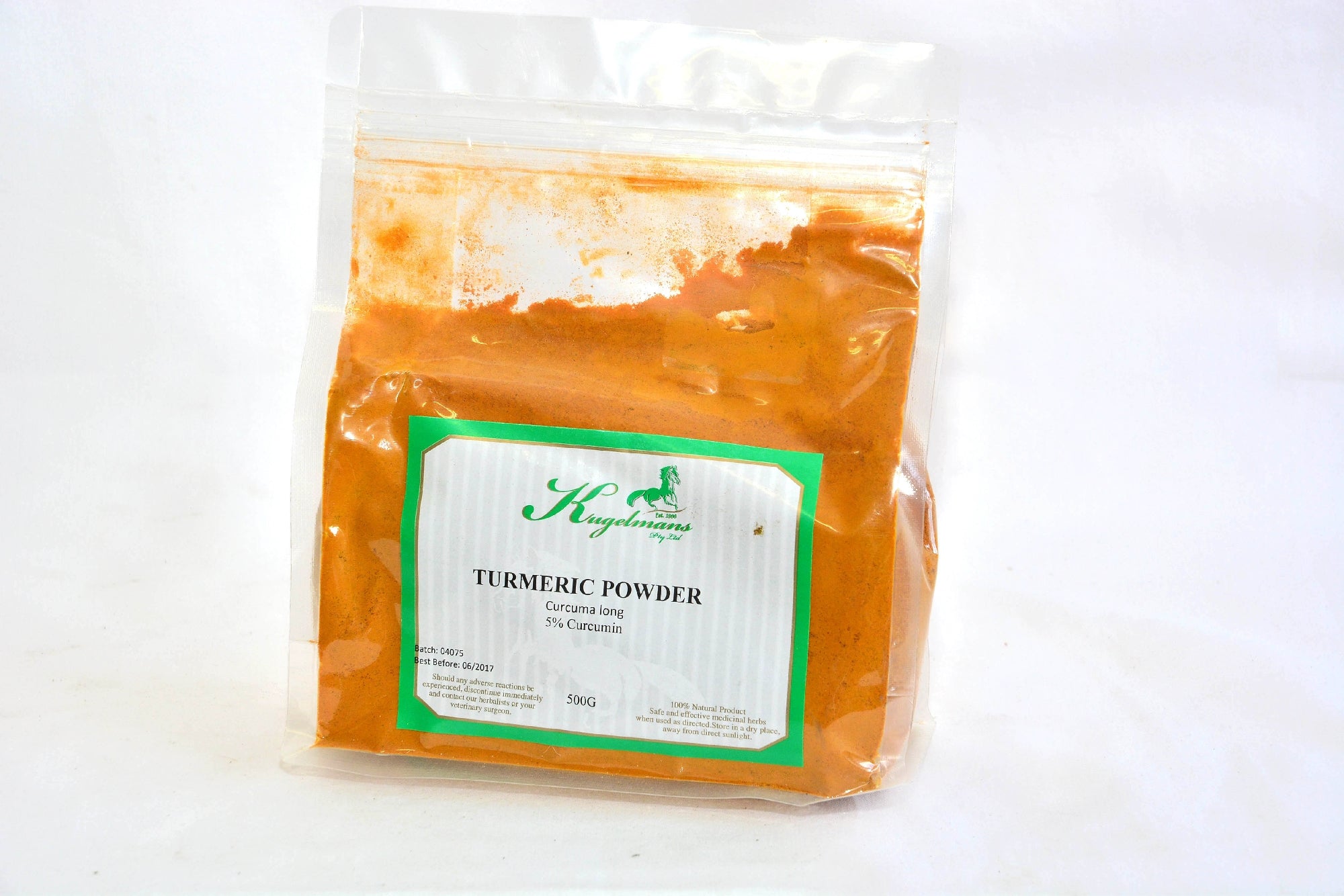 Kugelmans Turmeric Powder 5% Curcumin 500g.