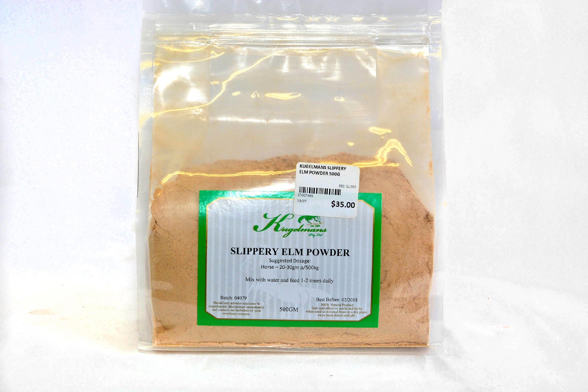 Kugelmans Slippery Elm Powder 500g.