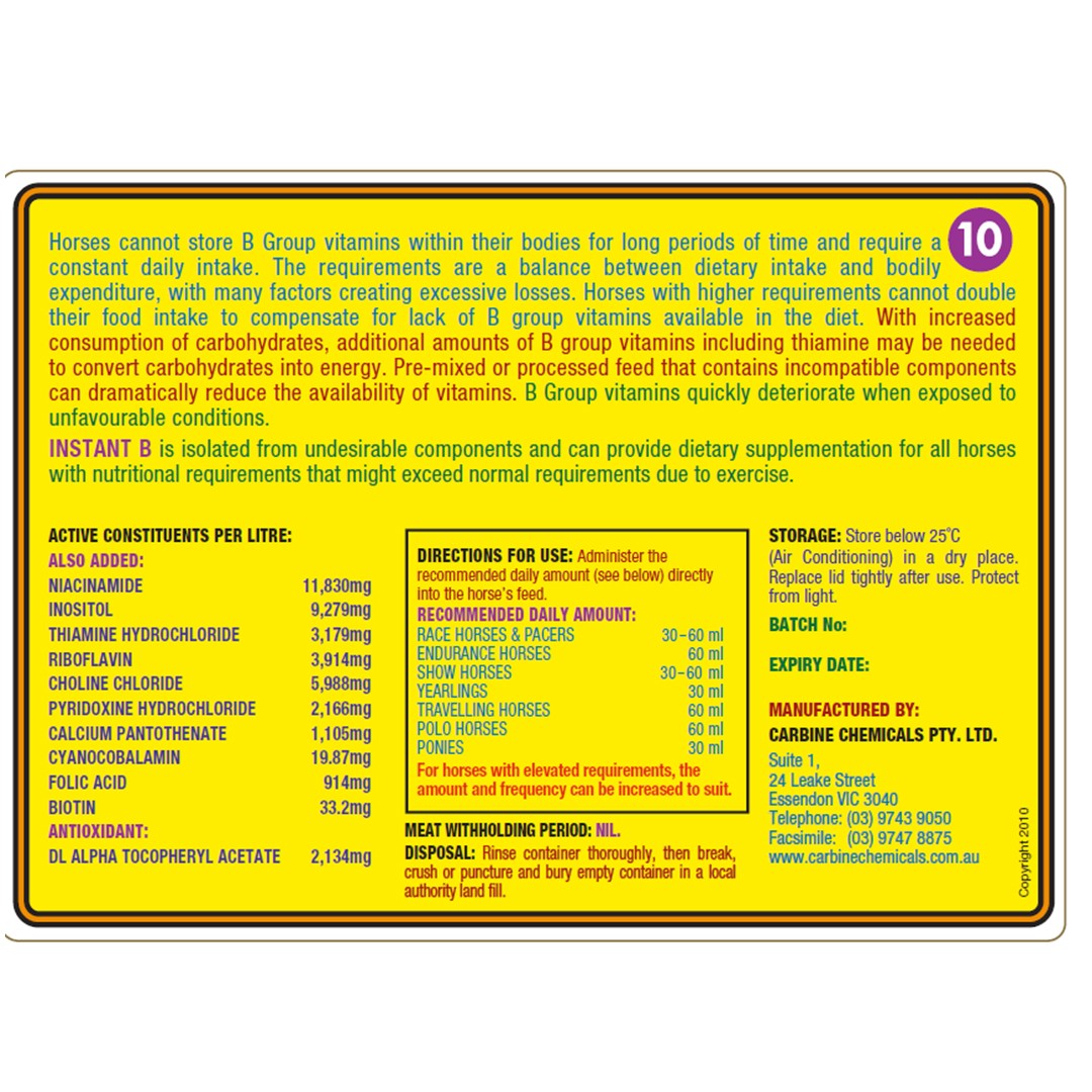 Carbine Instant B 4l.