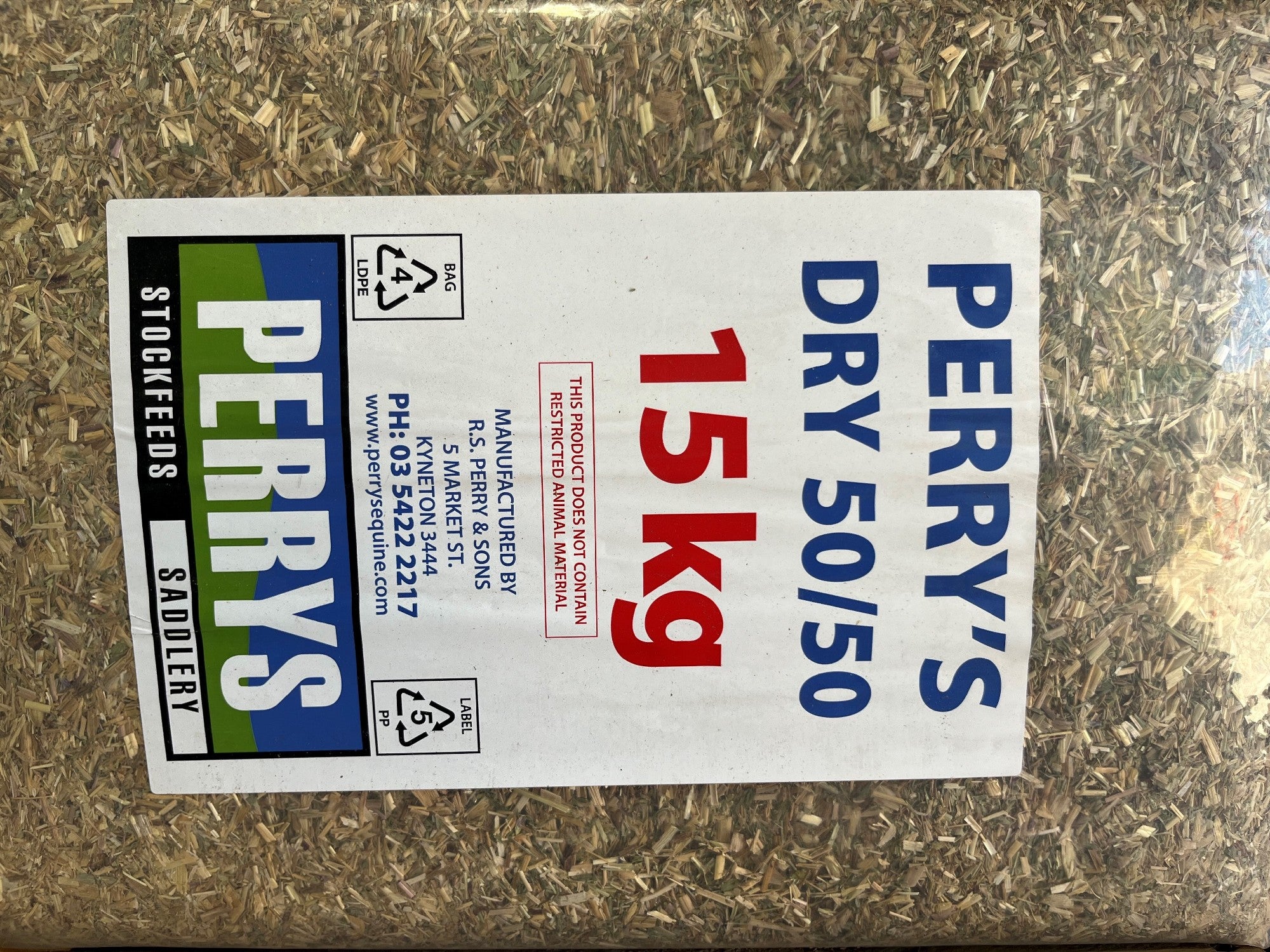 Perrys Fifty/fifty Dry Mix Small 15kg (24 Pallet)
