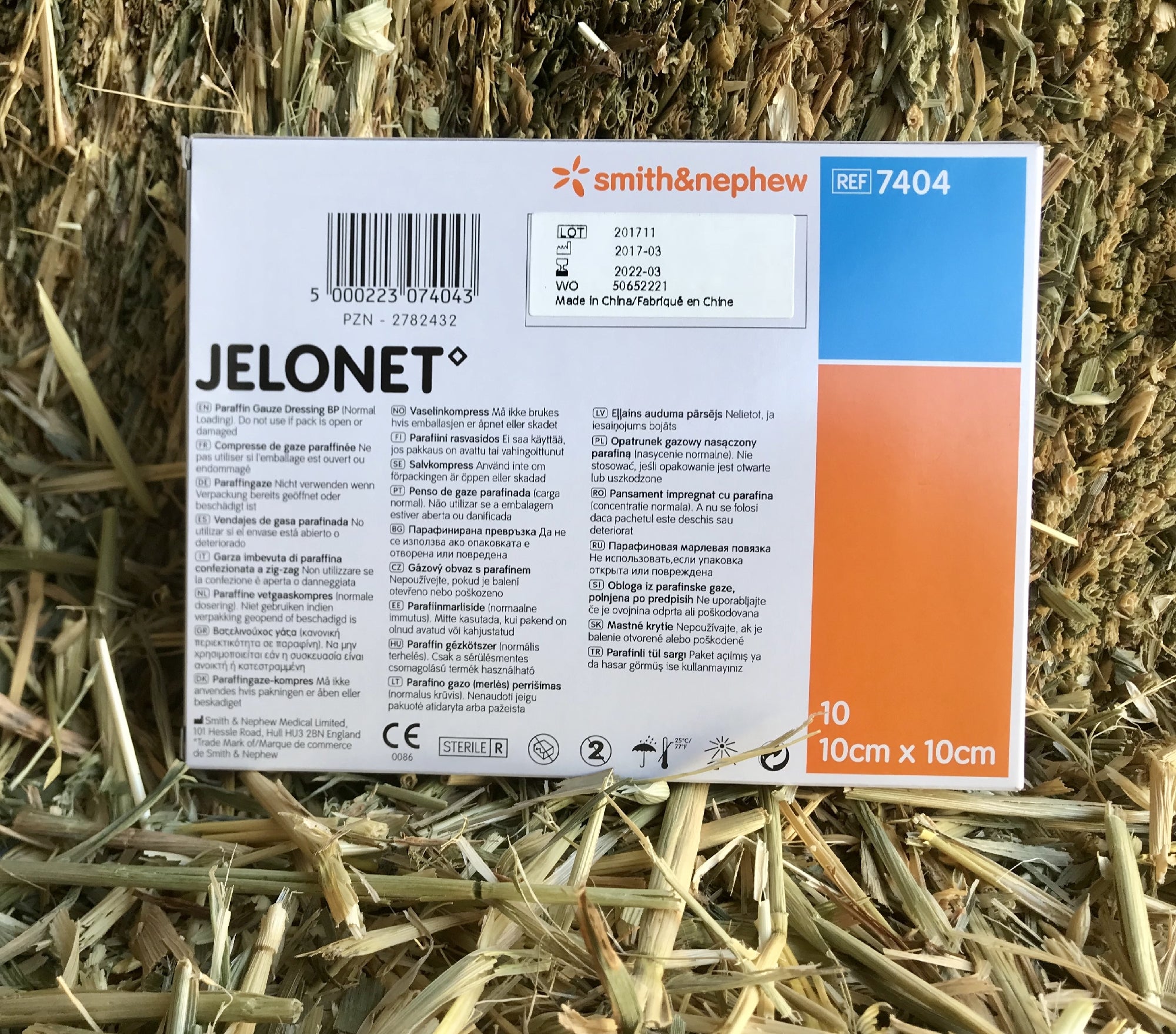 Jelonet 10 10cm X 10cm.