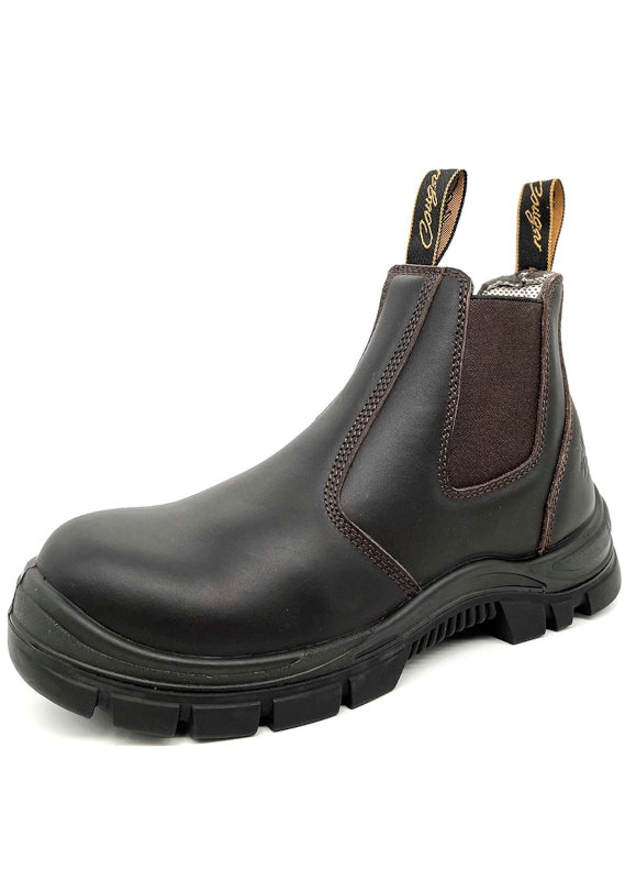 Cougar Footwear Strahan Non-Safety, Slip on Boot - Claret
