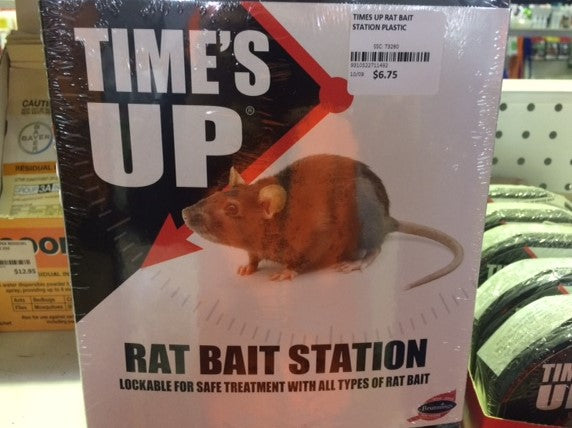 Times Up Rat Bait Station Plastic.