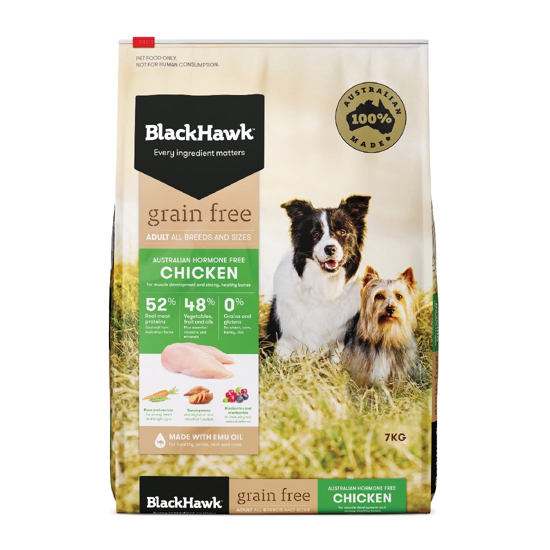 BlackHawk Grain Free Adult Dog Food Real Australian Chicken