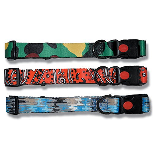 Bainbridge Dog Collar Printed Medium 35-60cm.