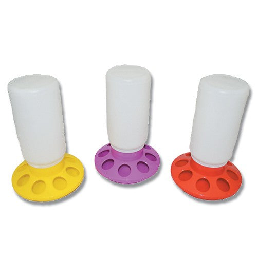 Bainbridge Poultry Feeder 1kg With Hole Various Colors.