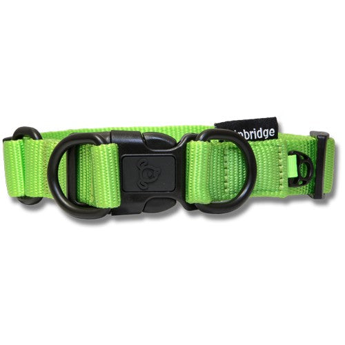 Bainbridge Nylon Dog Collar With Double D Ring Large 2.5x45-68cm.
