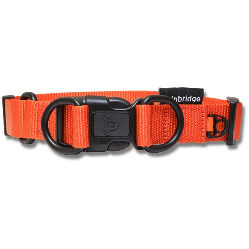 Bainbridge Nylon Dog Collar With Double D Ring Large 2.5x45-68cm.