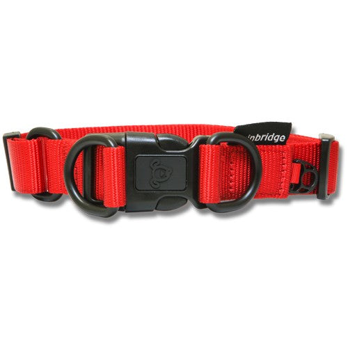 Bainbridge Nylon Dog Collar With Double D Ring Large 2.5x45-68cm.