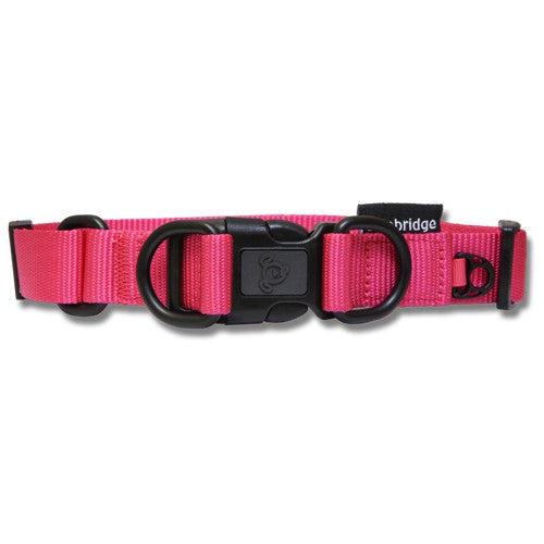 Bainbridge Nylon Dog Collar With Double D Ring Large 2.5x45-68cm.