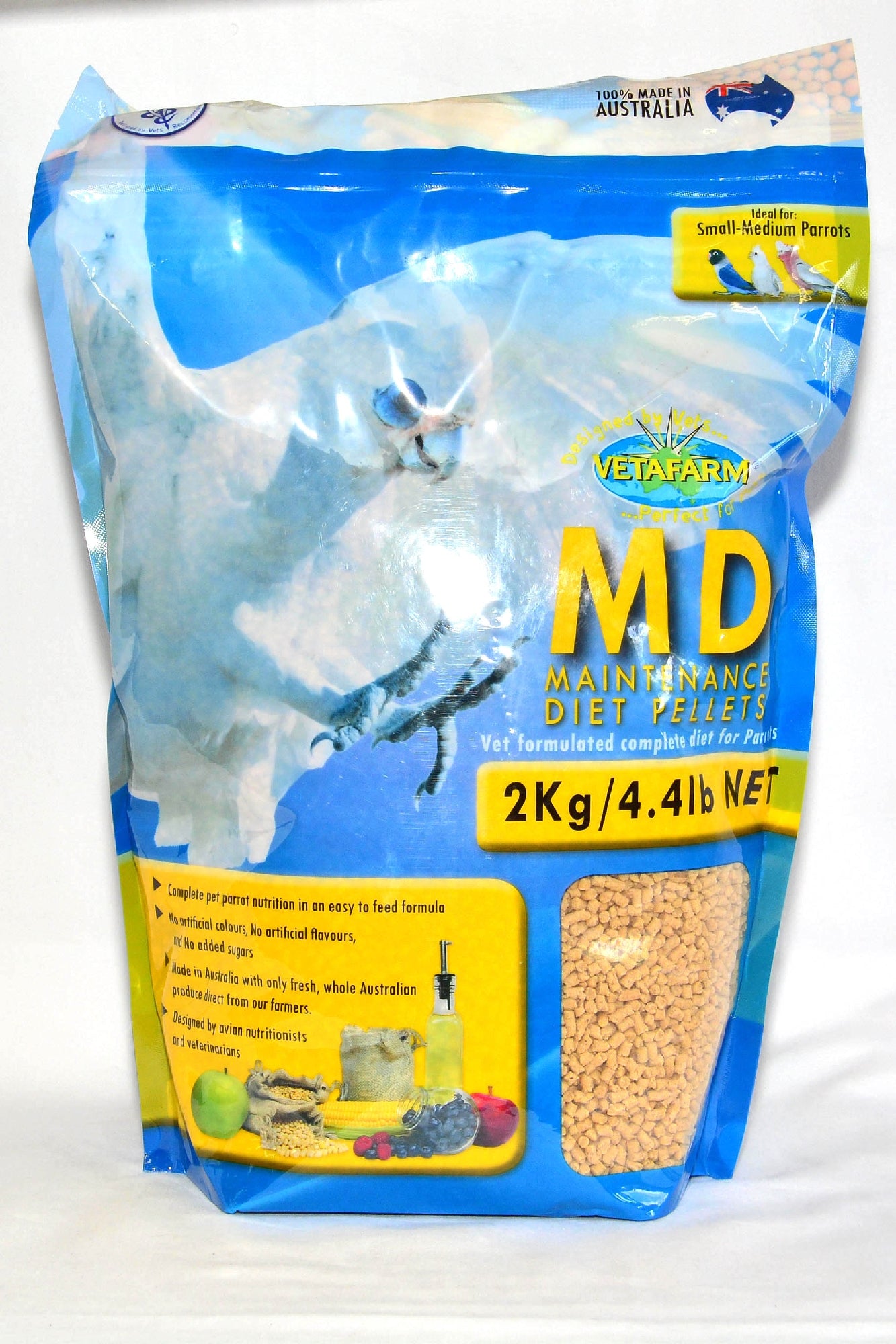 Vetafarm Md Maintenance Diet Pellets 2kg.