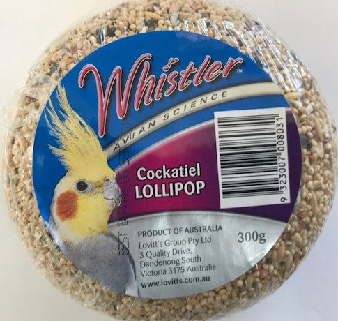 Whistler Cockatiel Lollipop 300g.