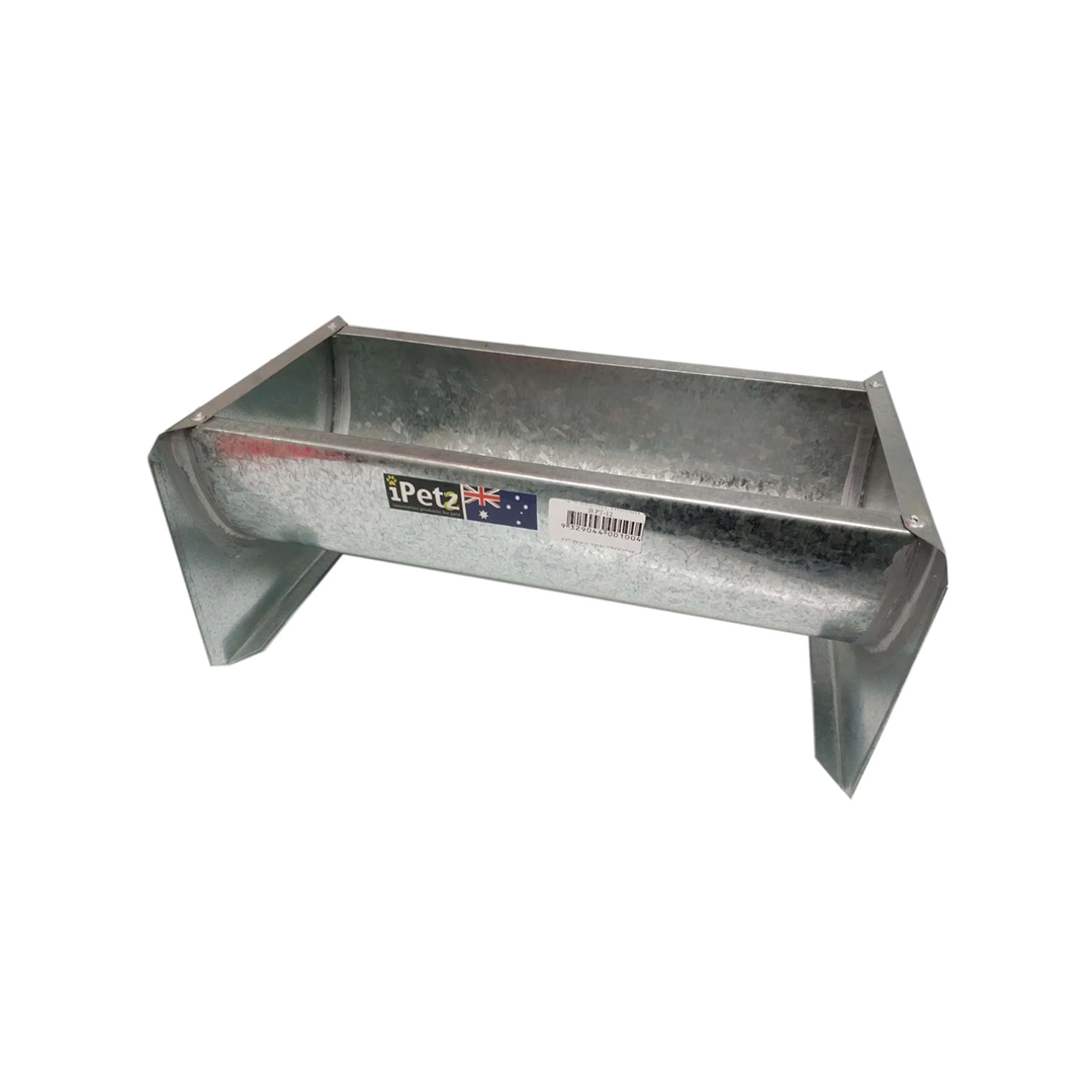 Ipetz Poultry Trough 12" Metal B.pt-12.