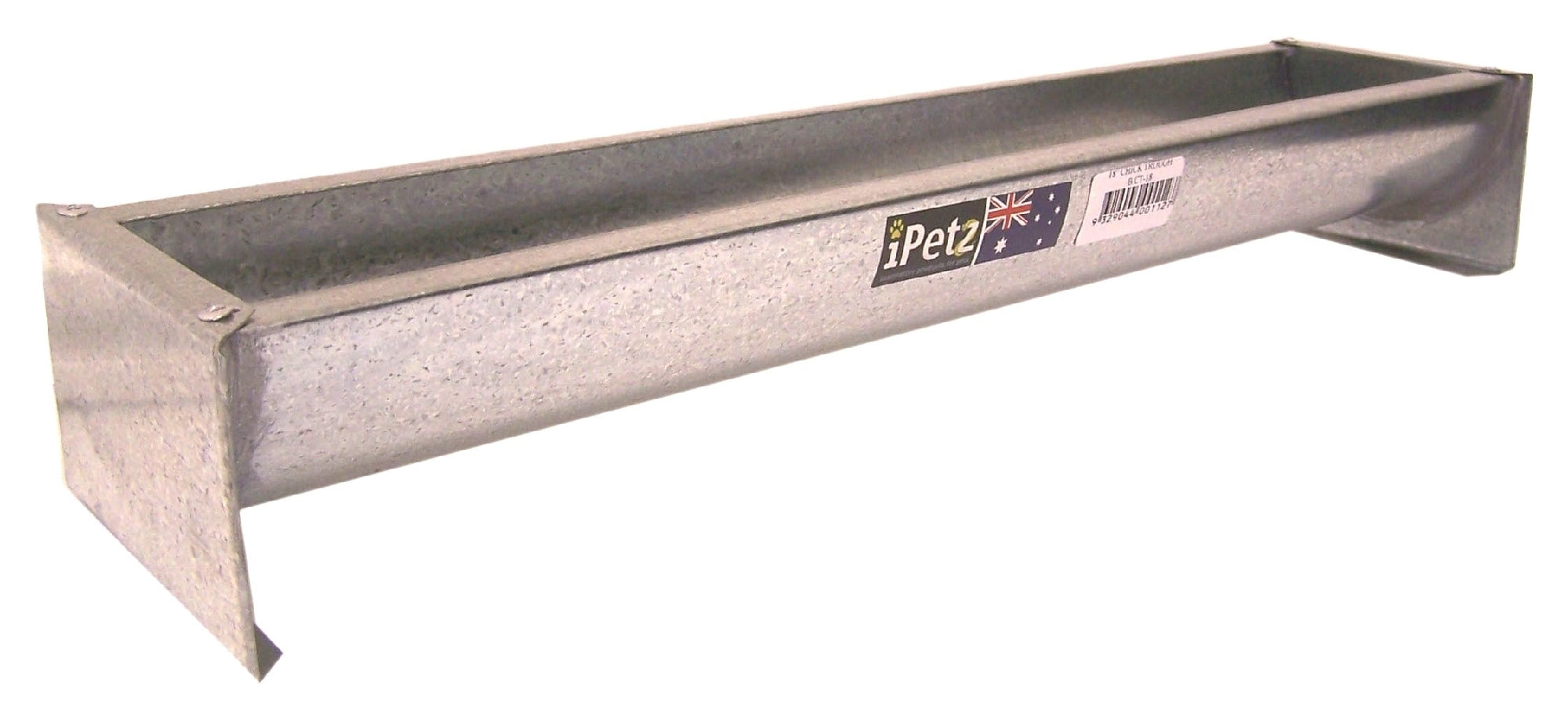 Ipetz Poultry Trough 18" Metal B.pt-18.