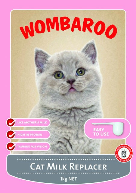 Wombaroo Kitten Milk 1kg Replacer.