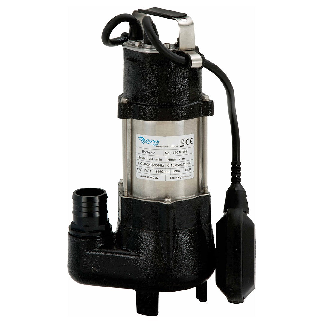 Claytech Dirty Water Vortex Pump Bluevort 7.