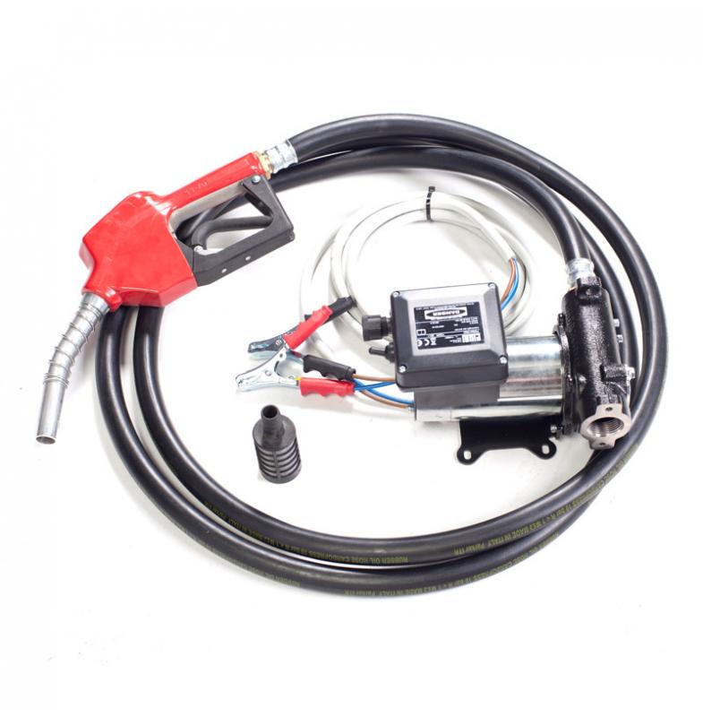 Polymaster 35/75lpm Diesel Pump Kit (dual 12/24v) - Inc 4mtr Hose + Auto Nozzle (piusi)