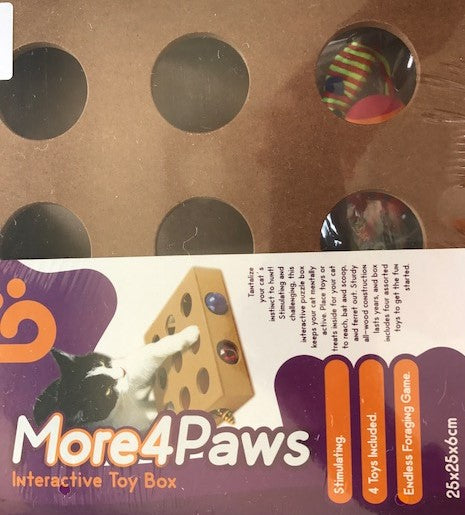 Peek & Play Cat Toy Interactive Toy Box.