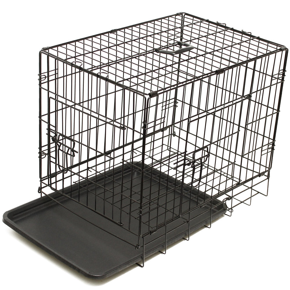 Collapsible Crate Abs Tray Black 24".