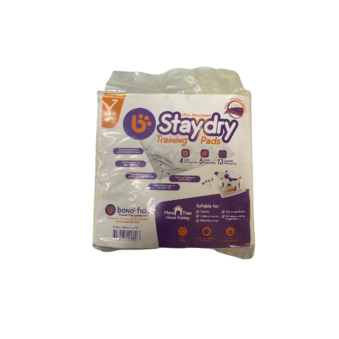 Bono Stay Dry Training Pads 7pk.