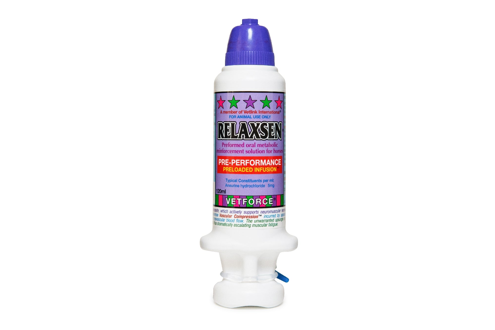 Relaxsen Pre Performance Preloaded Infusion 120ml Vetforce.
