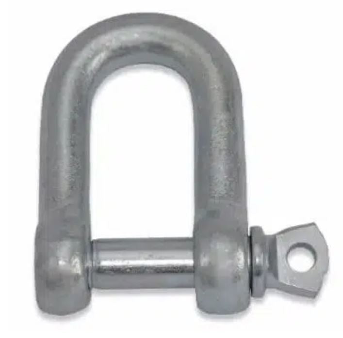 ROTECH 6MM RATED 'D' SHACKLE (W.L.L 500KG) 6MM RATED 'D' SHACKLE (W.L.L 500KG) DS06R