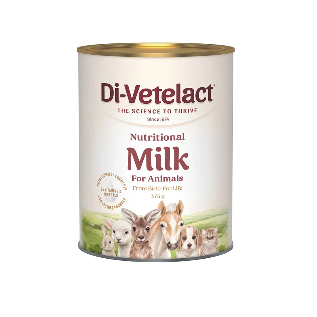 Di-vetelact Hi Calcium Low Lactose Animal Supplement 375g.