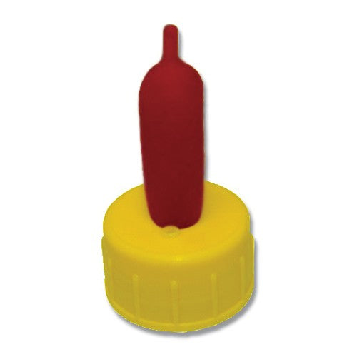 Bainbridge Lamb Teat With Valve Yellow And Red.