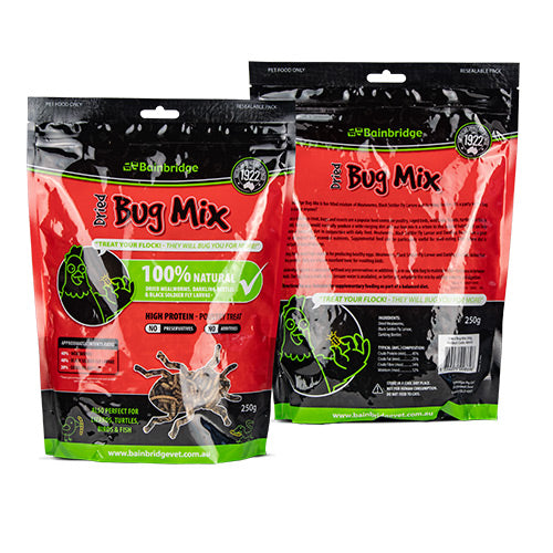 Bainbridge Dried Mealworm & Bug Mix100g