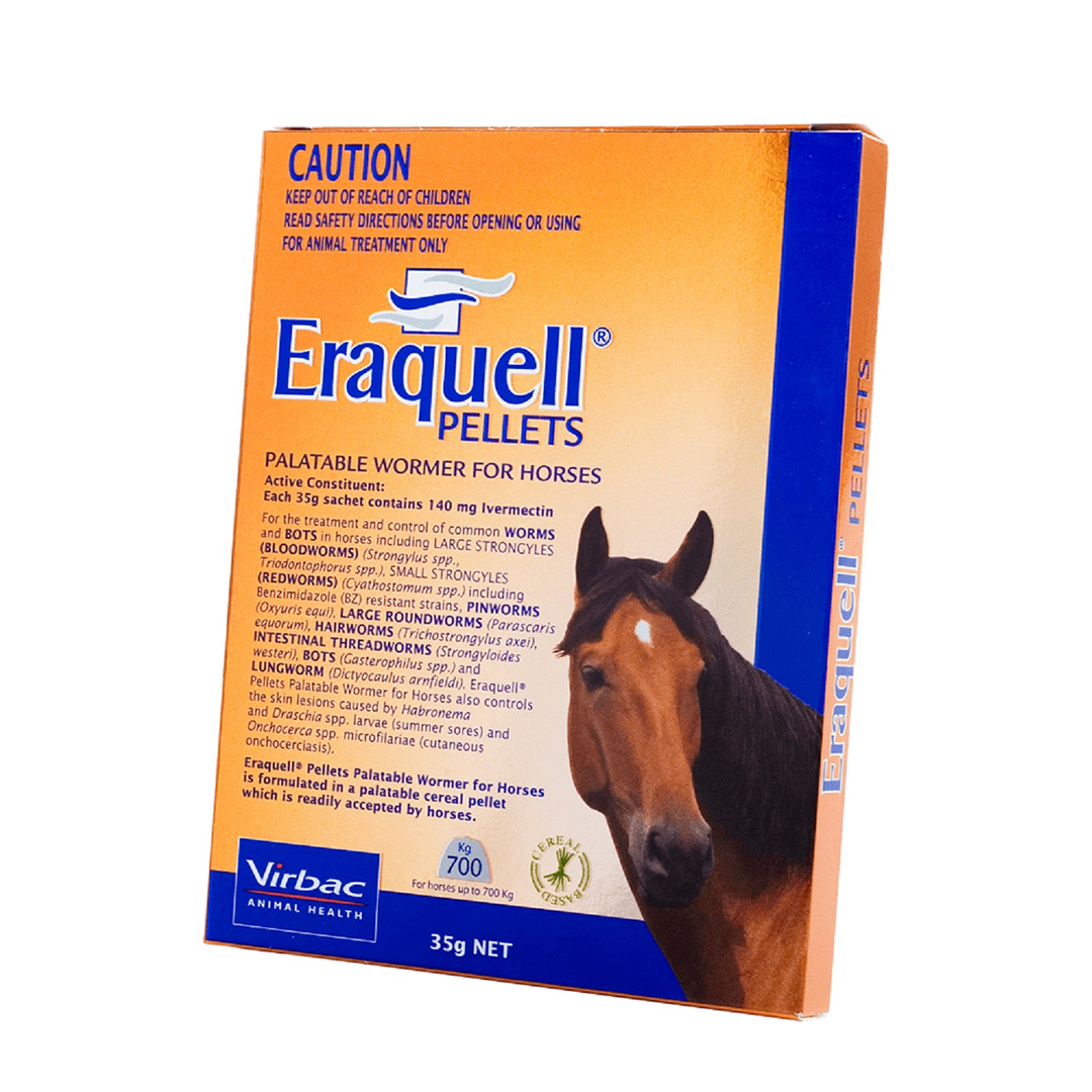 Virbac Eraquell Pellets Palatable Wormer For Horses 35g