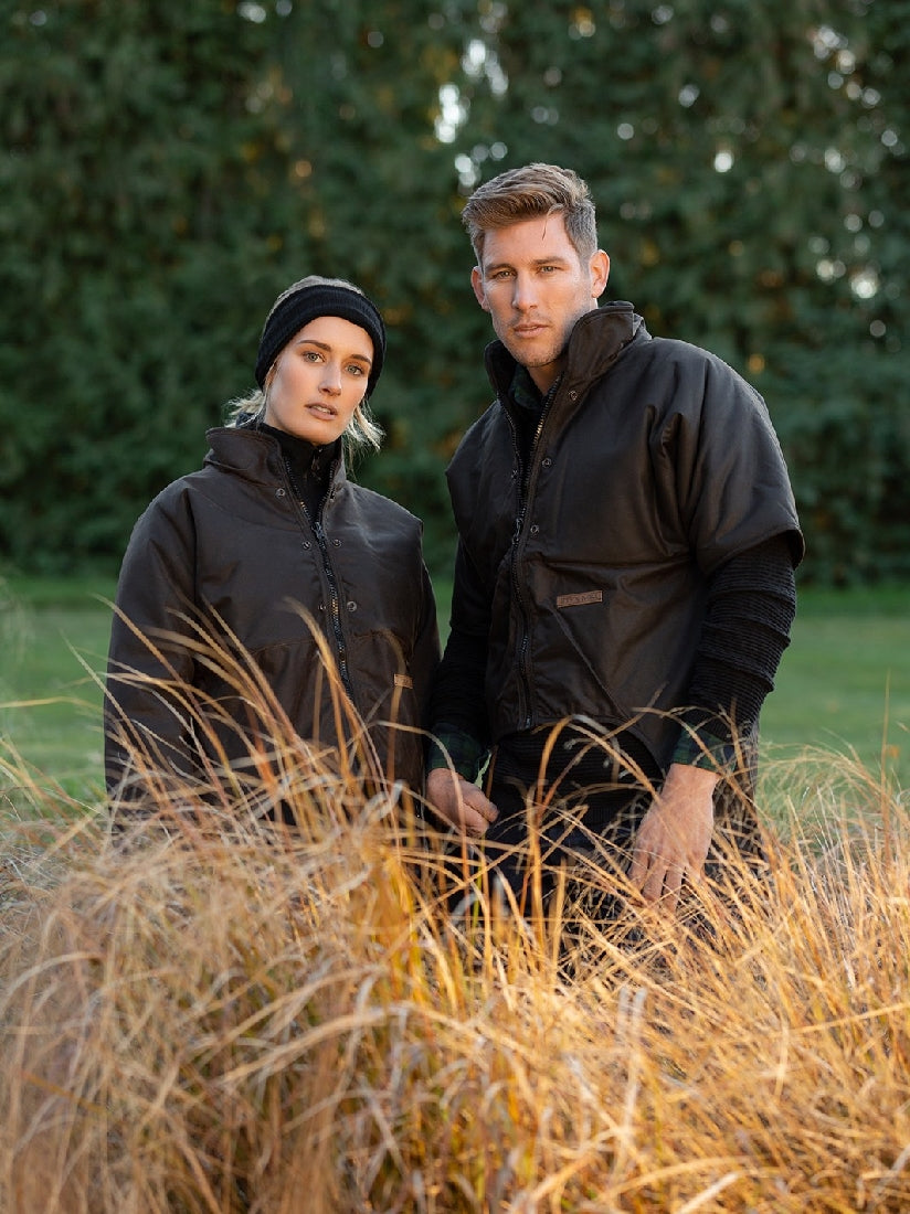 Styx Mill Oilskin Short Sleeve Zip Cape