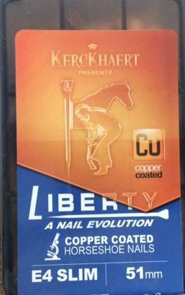 LIBERTY ESL4 CU ANTIMICROBIAL 250PCS HORSE SHOE NAILS | Southside Stockfeeds Kilmore
