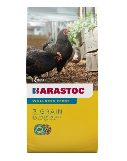BARASTOC 3 GRAIN SCRATCH MIX 20KG | Southside Stockfeeds Kilmore