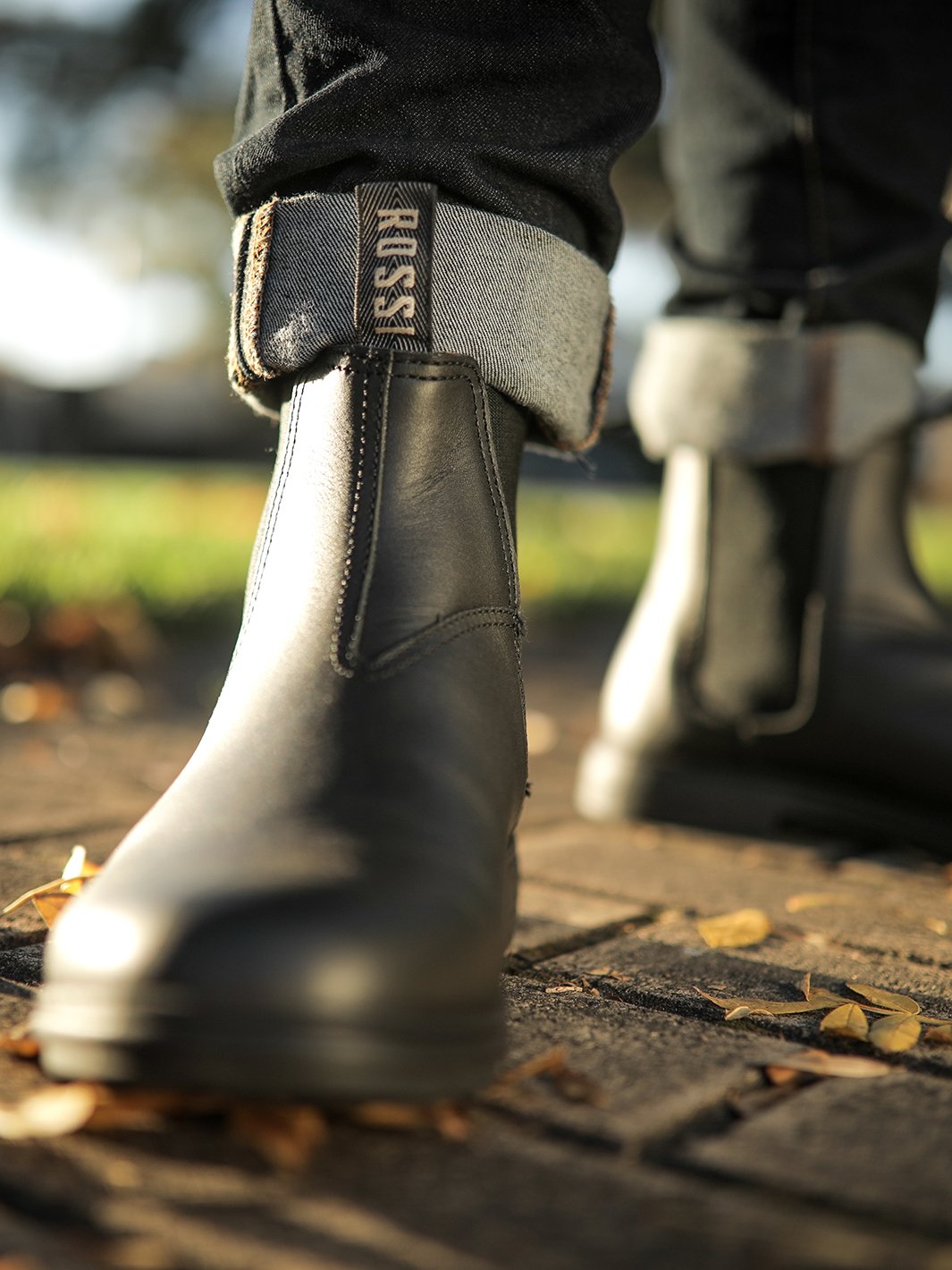 Rossi Boots 143 Barossa Elastic Sided Dress Boot - Black