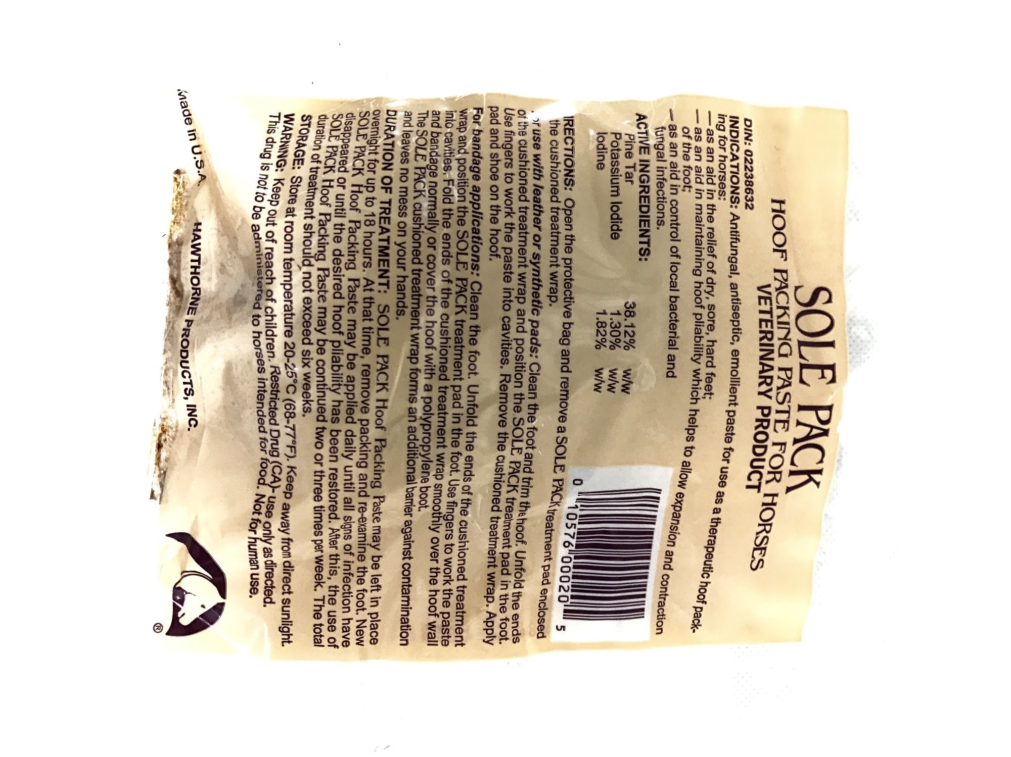 Sole Pack Paddie 57g Hawthorne.