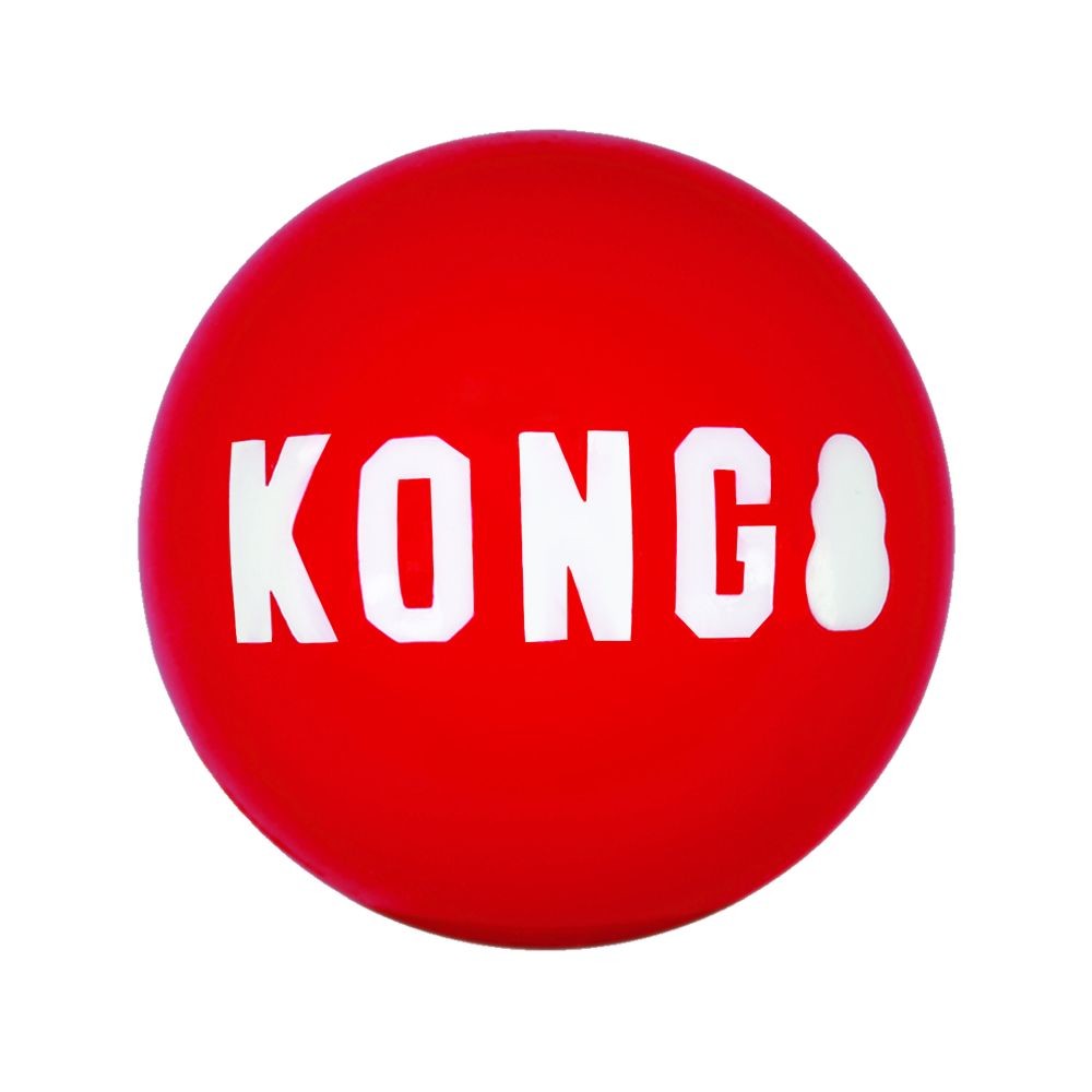Kong Signature Balls 2 Pack Medium.