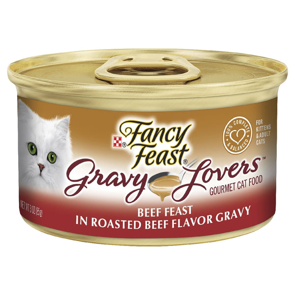 Fancy Feast Beef Feast in Gravy 85g Sliced