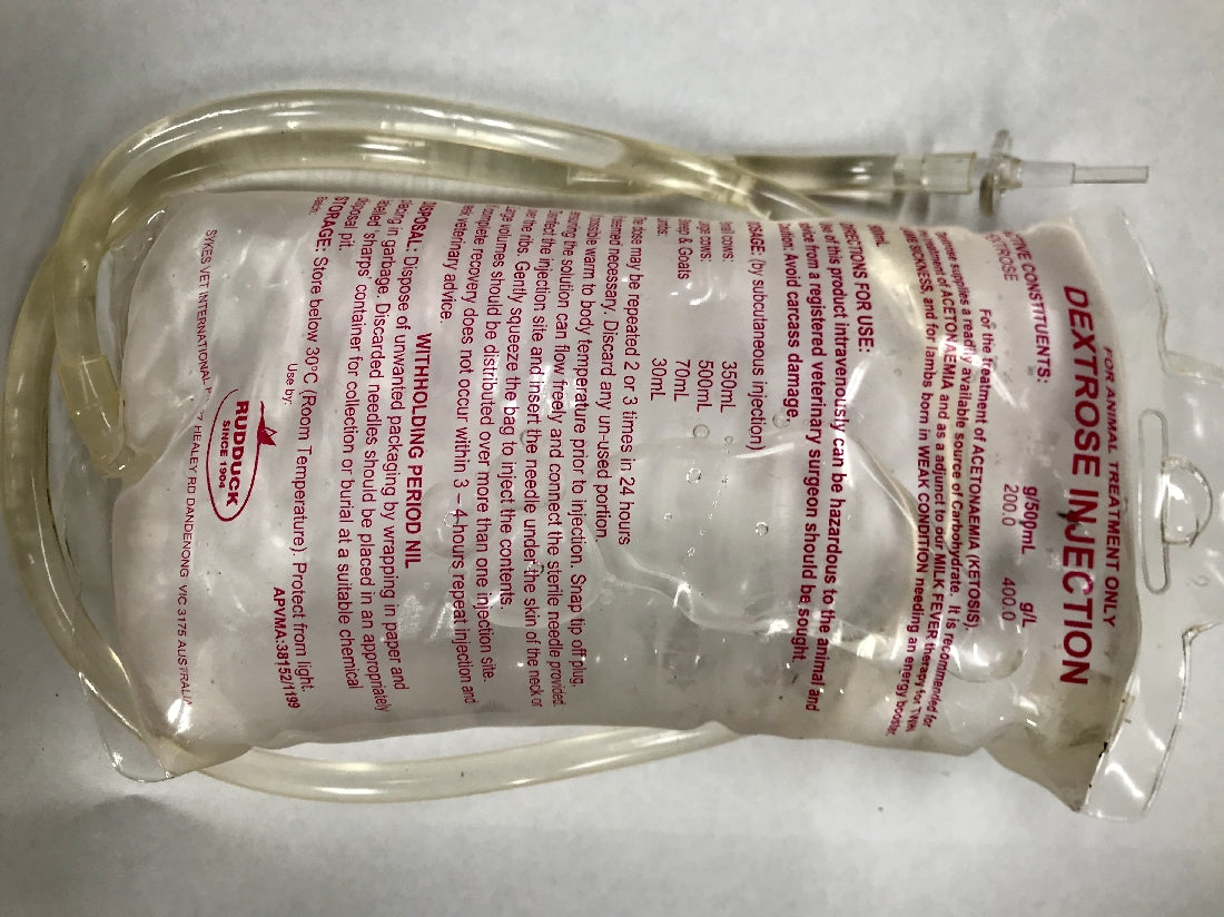 RUDDUCK DEXTROSE INJECTION 500ML