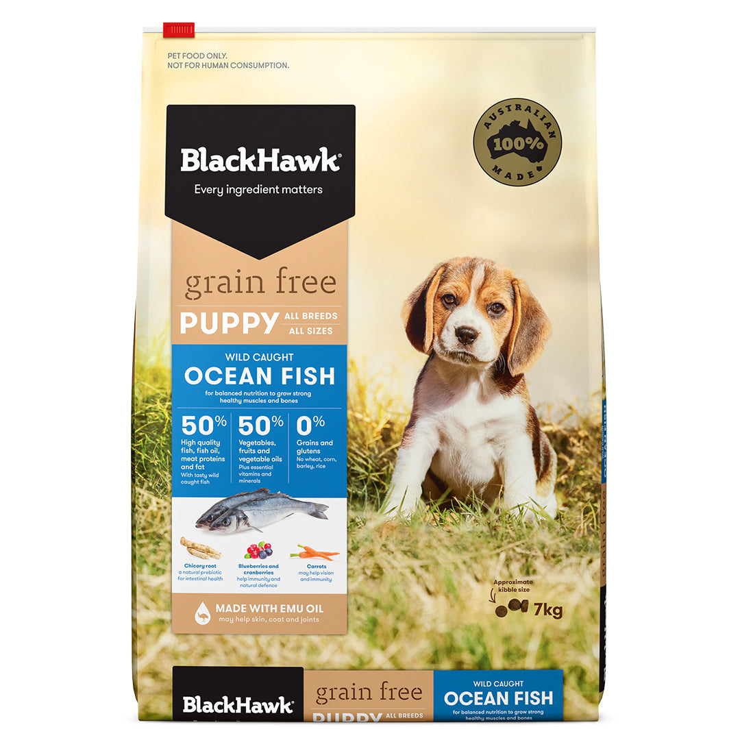 BlackHawk Grain Free Puppy Food Ocean Fish