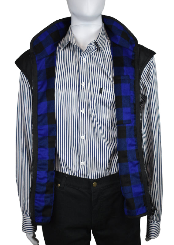 Styx Mill "Due South" Wool Lined Replica Vest - Black [CLR:Blue SZ:M]