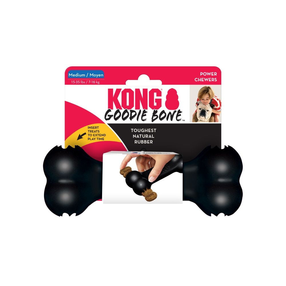 Kong Goodie Bone Medium Black.