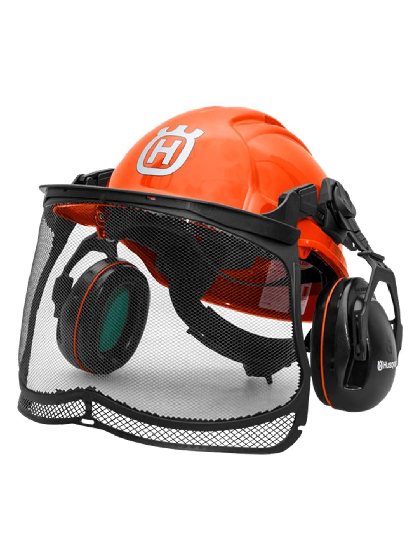 Husqvarna Forest Helmet Kit incl. Helmet, Earmuff, Mesh Visor