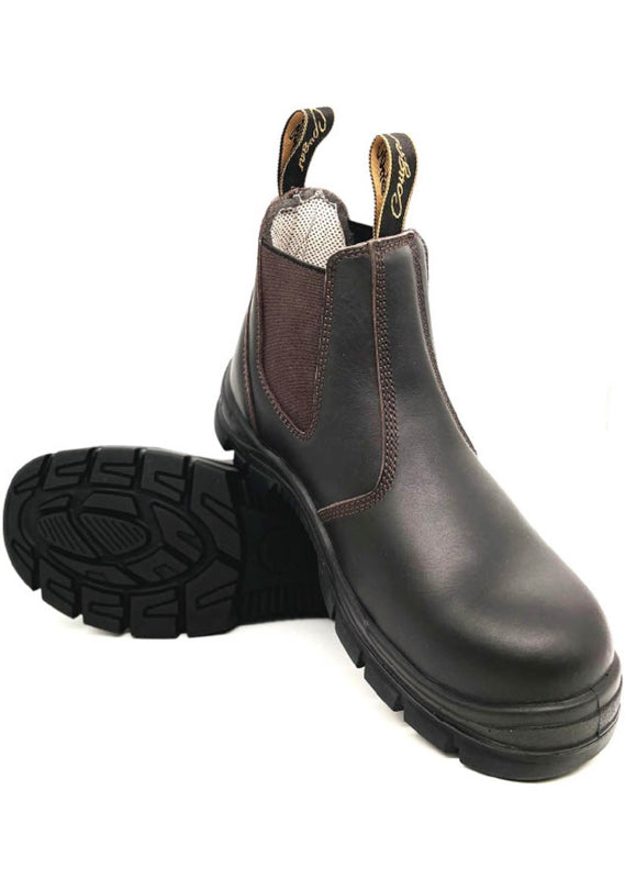 Cougar Footwear Strahan Non-Safety, Slip on Boot - Claret