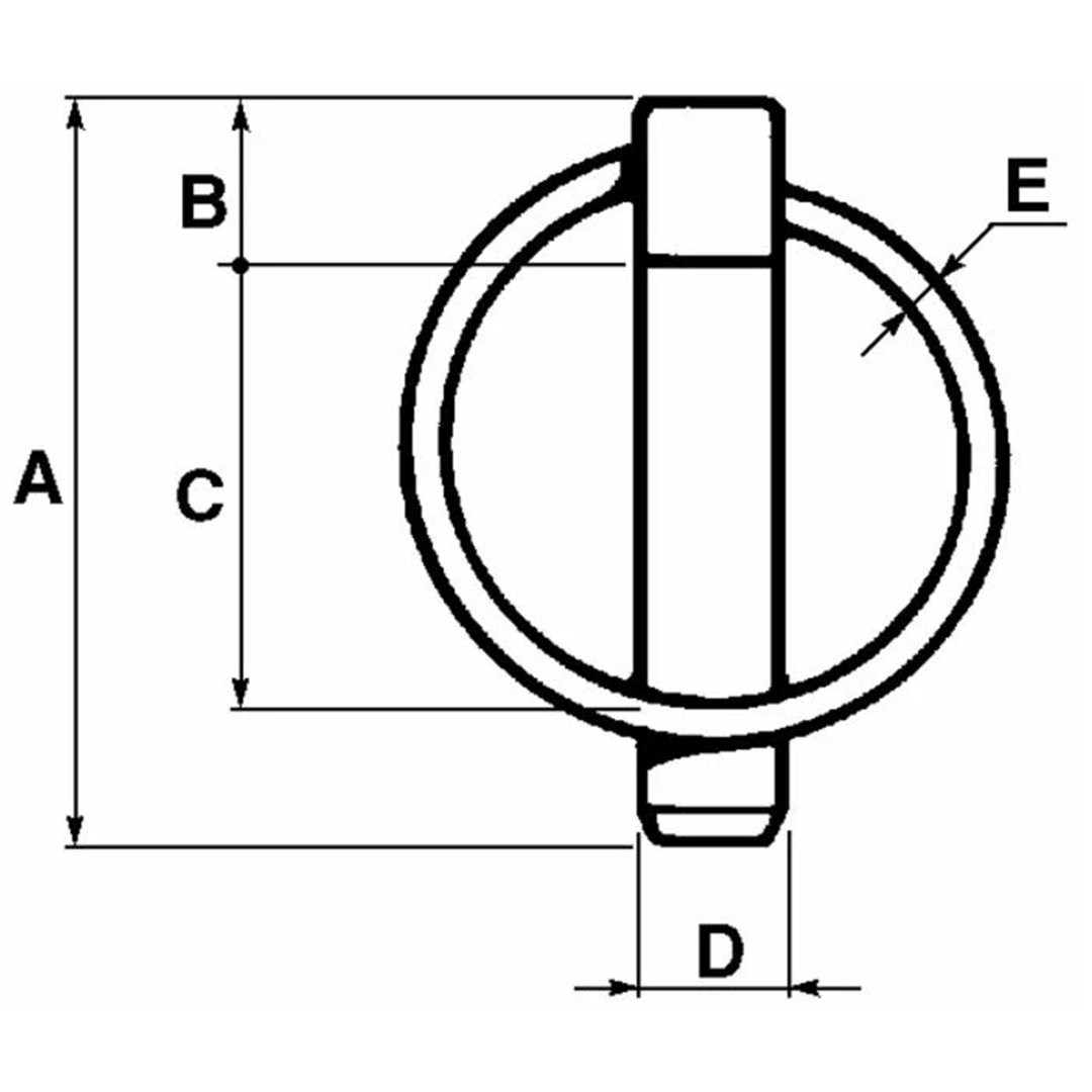 Ama Linch Pins 5 Pack MM:6 