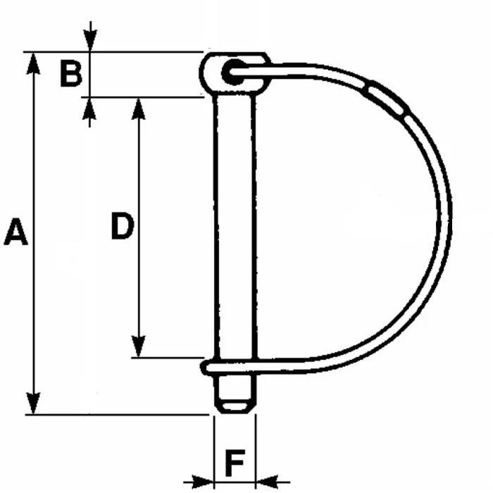 Ama Shaft Locking Pins 5 Pack MM:8 