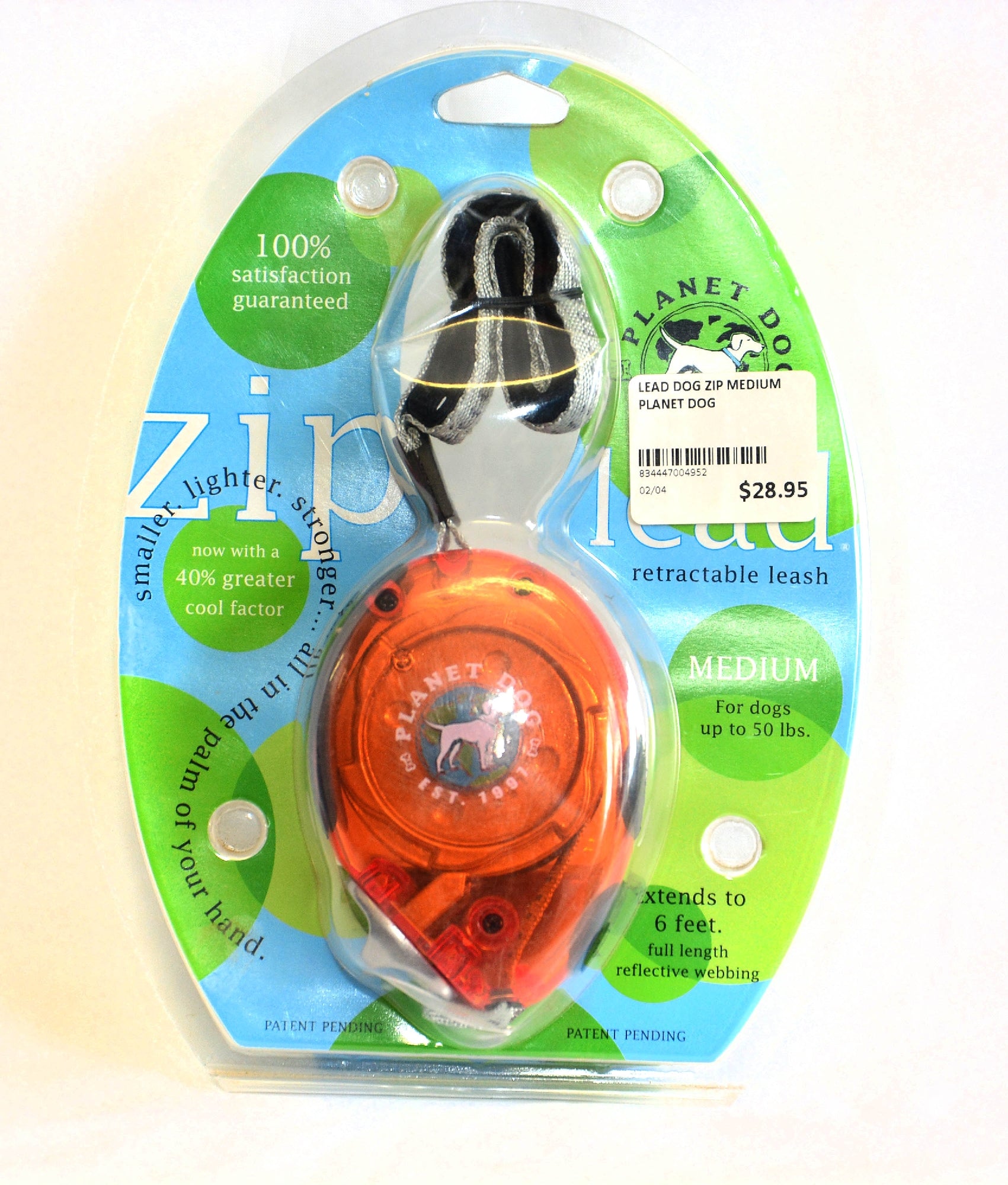 Lead Dog Zip Medium Planet Dog.