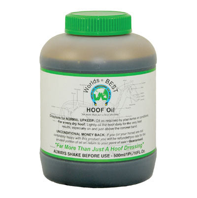 WORLDS BEST HOOF OIL 500ML. [ML:500]